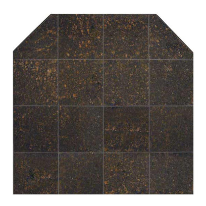 Graysen Woods 60" x 60" Full Size Standard Wall Granite Hearth Pad