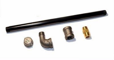 HPC 17" Natural Gas Straight Log Lighter Burner Kit