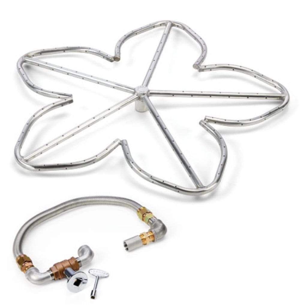 HPC 18" Propane Gas Penta Torpedo Burner Fire Pit Kit