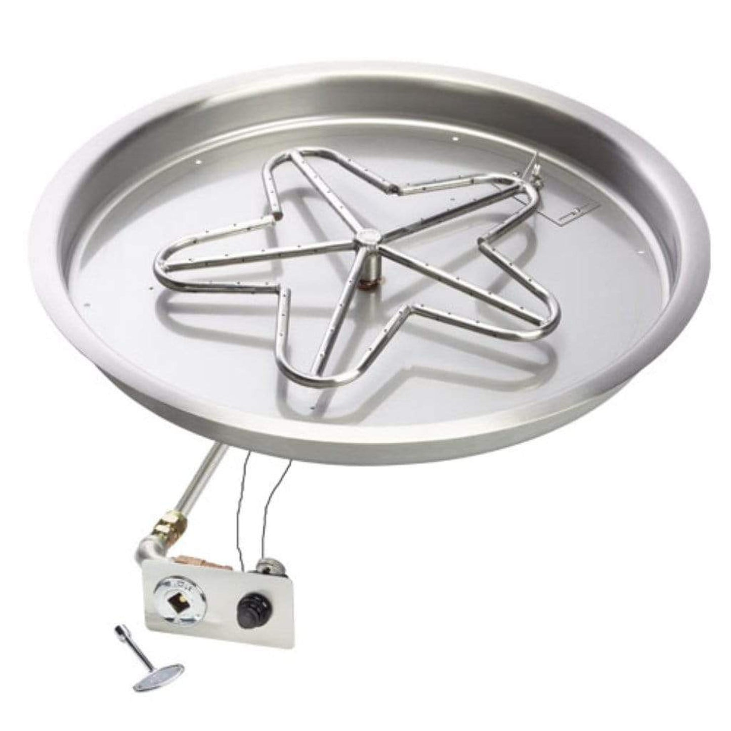 HPC 19" Round Bowl Standard Insert With Push Button Ignition - Non-Certified