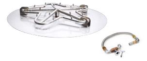 HPC 24" Stainless Steel Torpedo Natural Gas Burner Kit