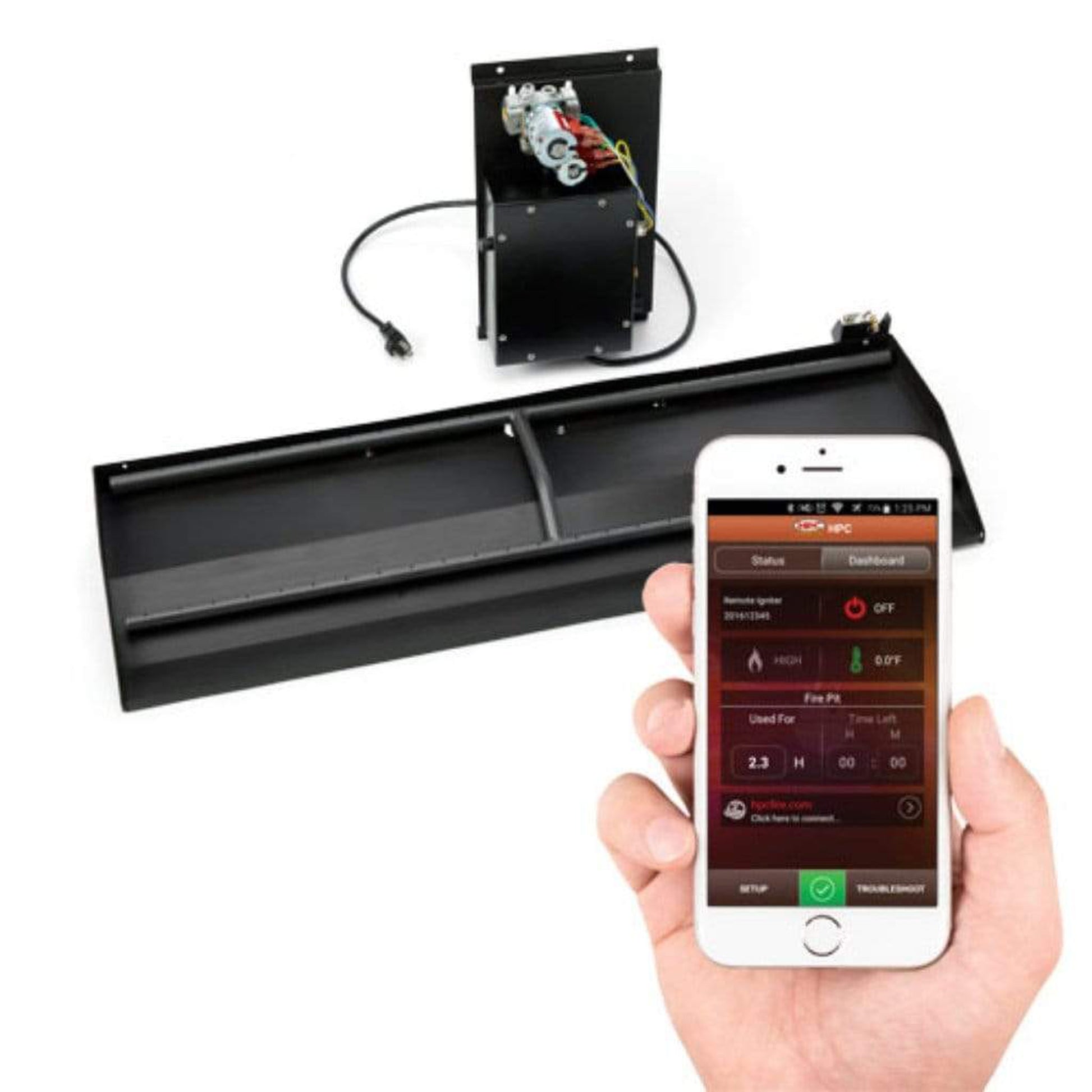 HPC 28" Dual Step H-Burner Electronic Ignition Fireplace Insert