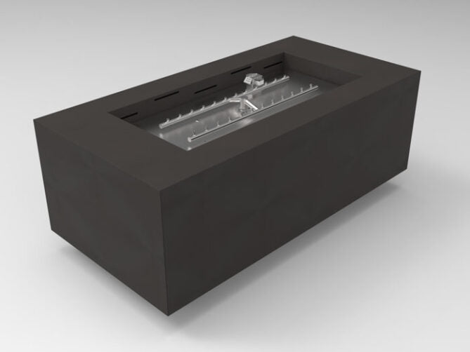 HPC 48" x 24" Powder Coated Java Rectangular Metal Enclosure with TOR-33X15SSEI-HF-HI/LO-LP/24V