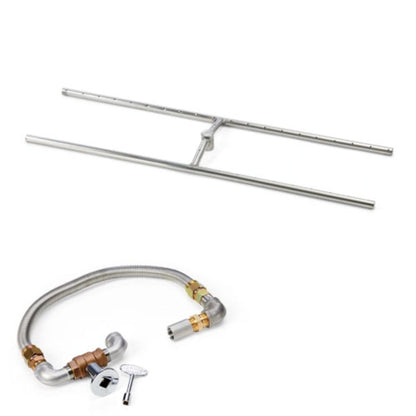 HPC 48”x10” H-Burner Fire Pit Kit