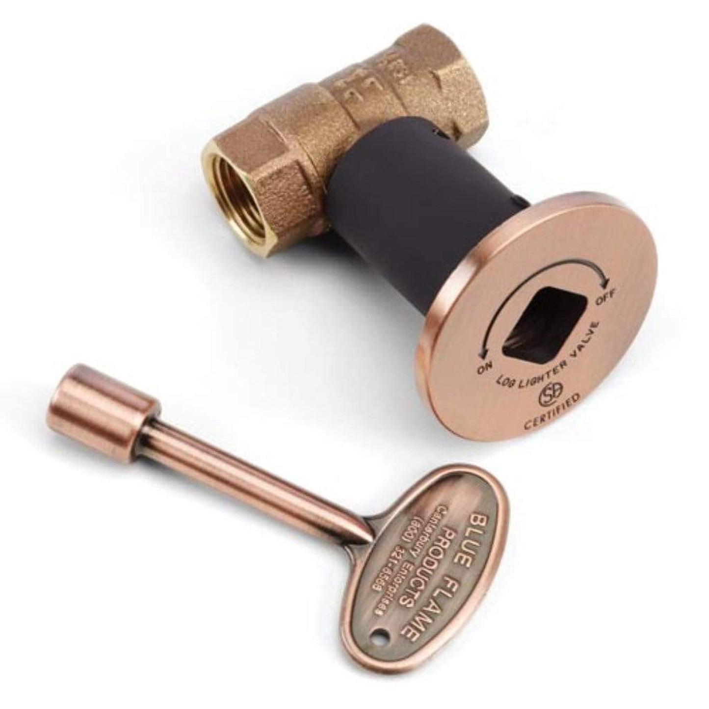 HPC Antique Copper Flange/Key
