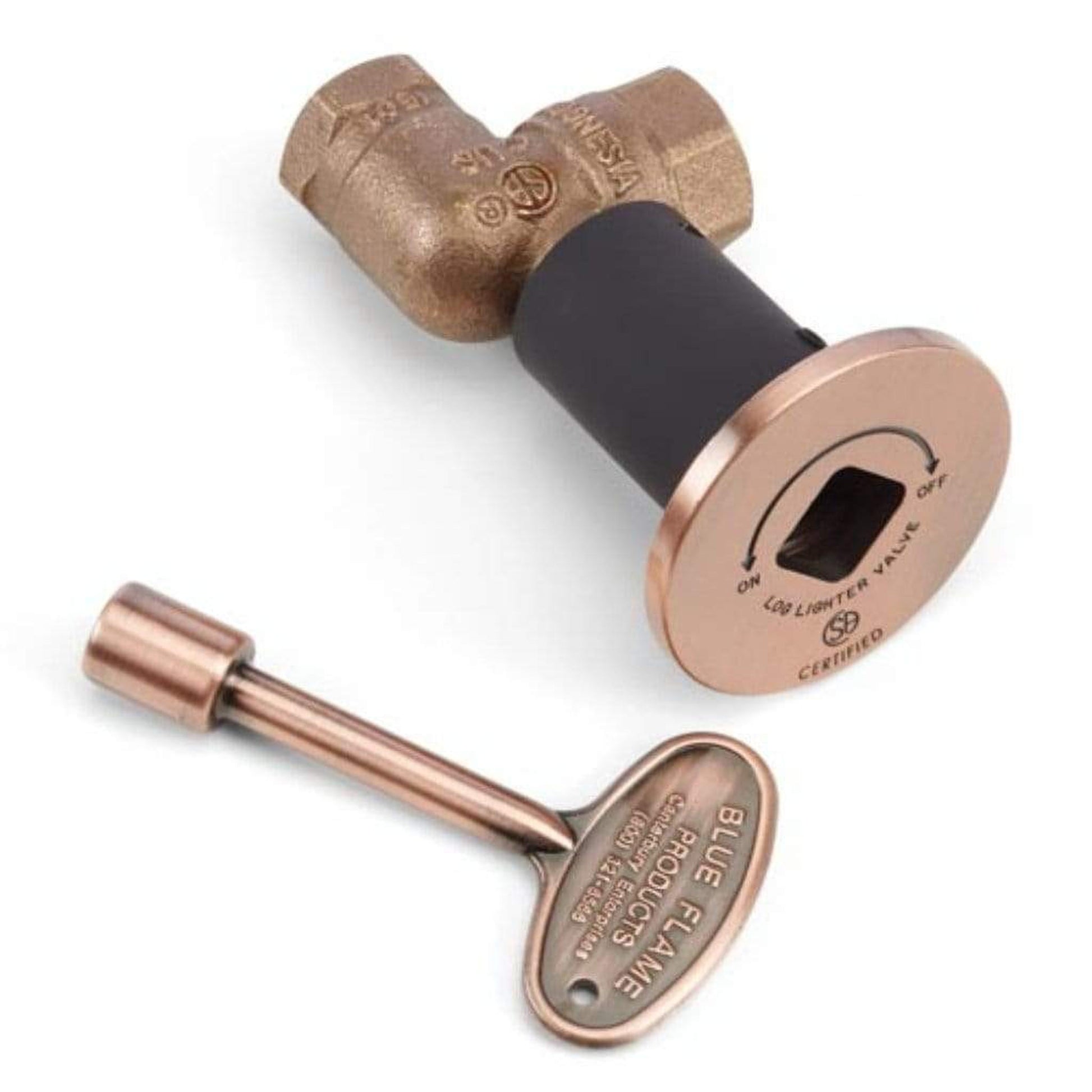 HPC Antique Copper Flange/Key