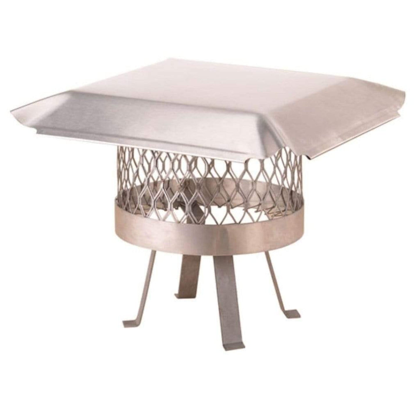 HY-C Draft King Single Flue 12" Stainless Steel Round Slip-In Chimney Cap