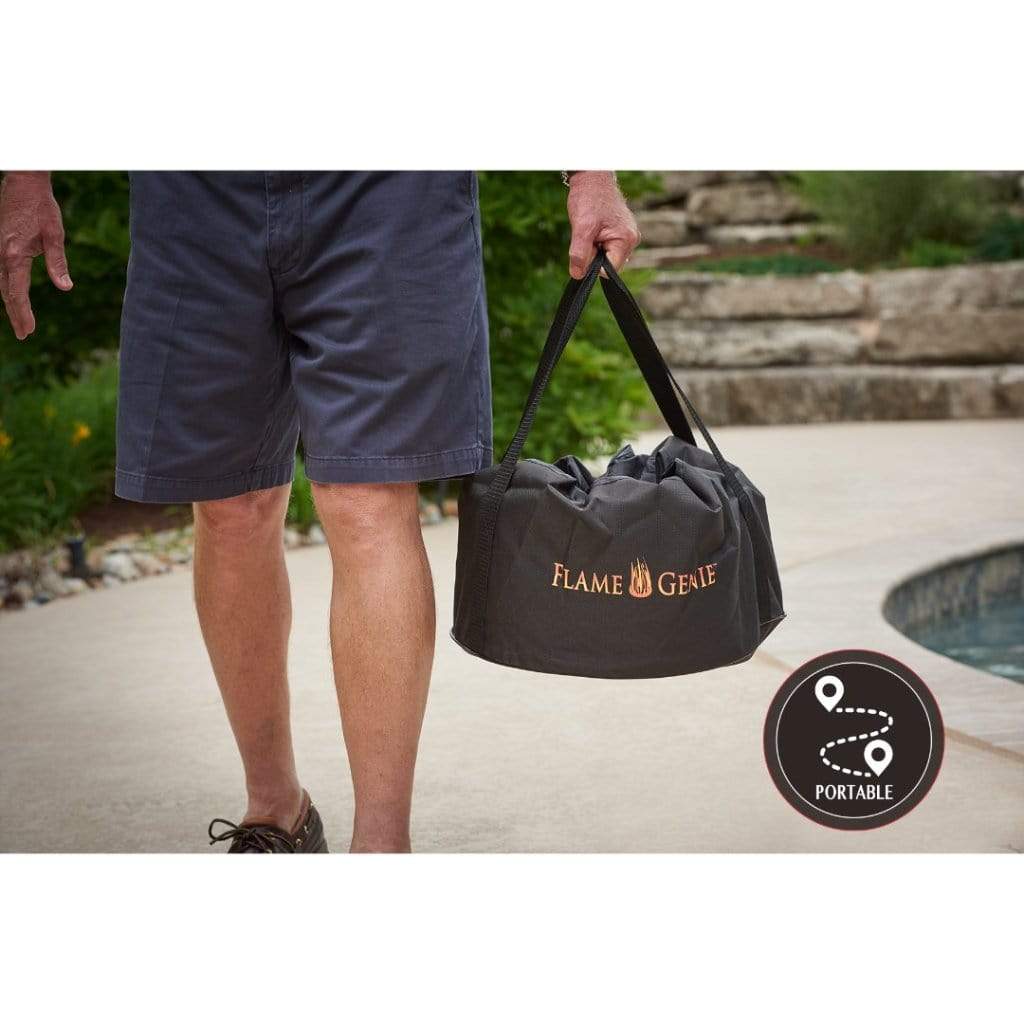 HY-C Durable Canvas Tote for Flame Genie Wood Pellet Fire Pit