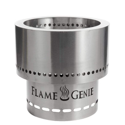 HY-C Flame Genie 13" Stainless Steel Wood Pellet Fire Pit