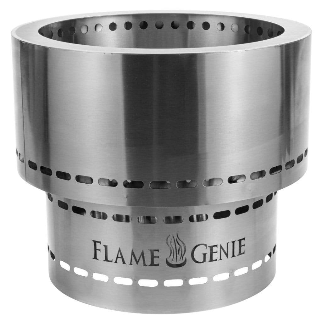 HY-C Flame Genie Inferno 19" Stainless Steel Wood Pellet Fire Pit