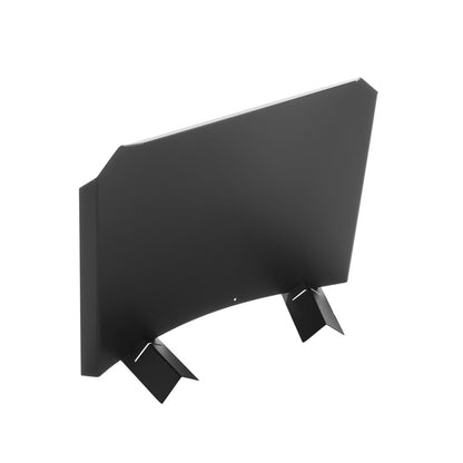 HY-C Liberty Foundry 16" x 18" Black Finish Stainless Steel Fire Back