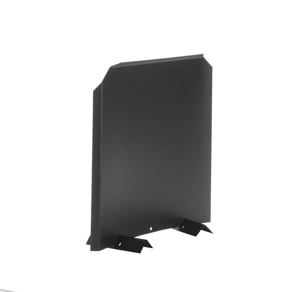 HY-C Liberty Foundry 24" x 24" Black Finish Stainless Steel Fire Back