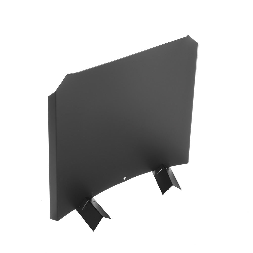 HY-C Liberty Foundry 24" x 24" Black Finish Stainless Steel Fire Back