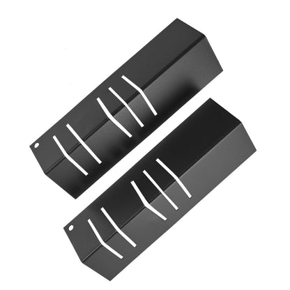 HY-C Liberty Foundry 24" x 24" Black Finish Stainless Steel Fire Back