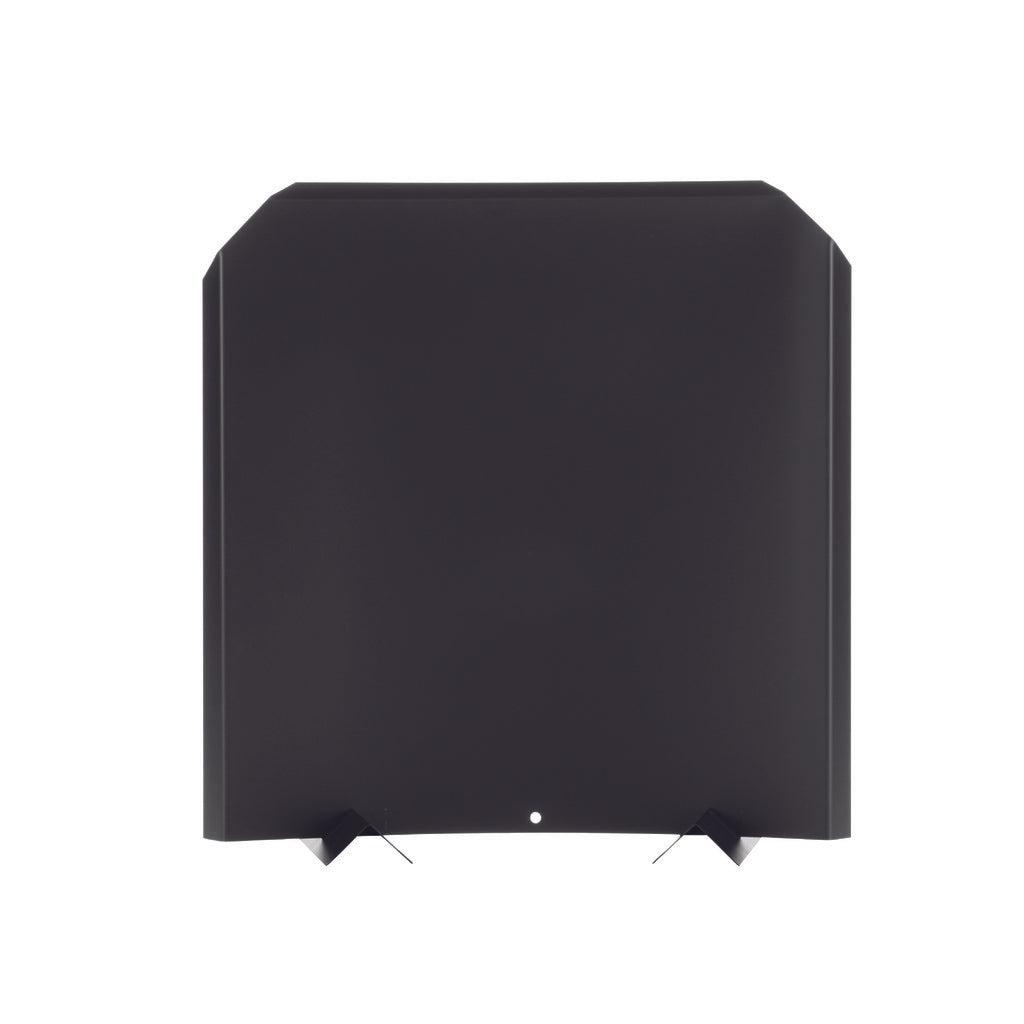 HY-C Liberty Foundry 24" x 24" Black Finish Stainless Steel Fire Back