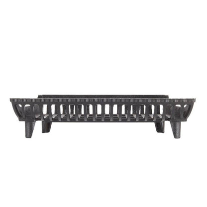 HY-C Liberty Foundry Franklin G Series 22" Cast Iron Grate with 4" Cast-On Legs