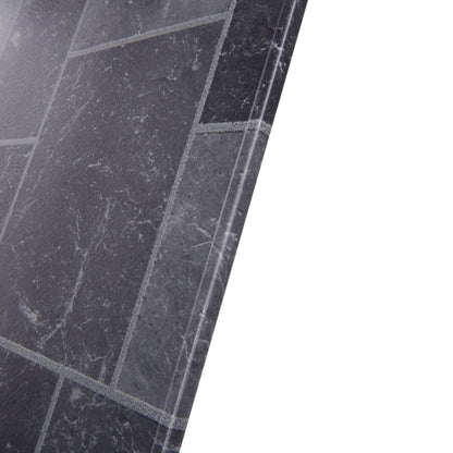 HY-C UL1618 Type-2 Hearth Extender 18" x 48" Gray Slate Stove Board Overpack Protection