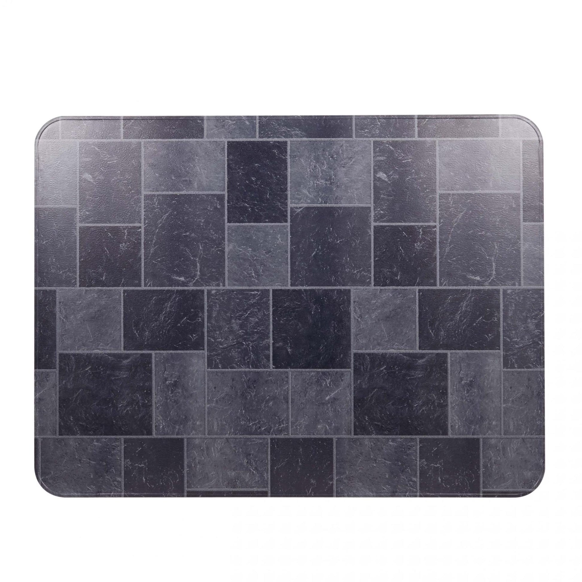 HY-C UL1618 Type-2 Hearth Extender 28" x 32" Gray Slate Stove Board Overpack Protection