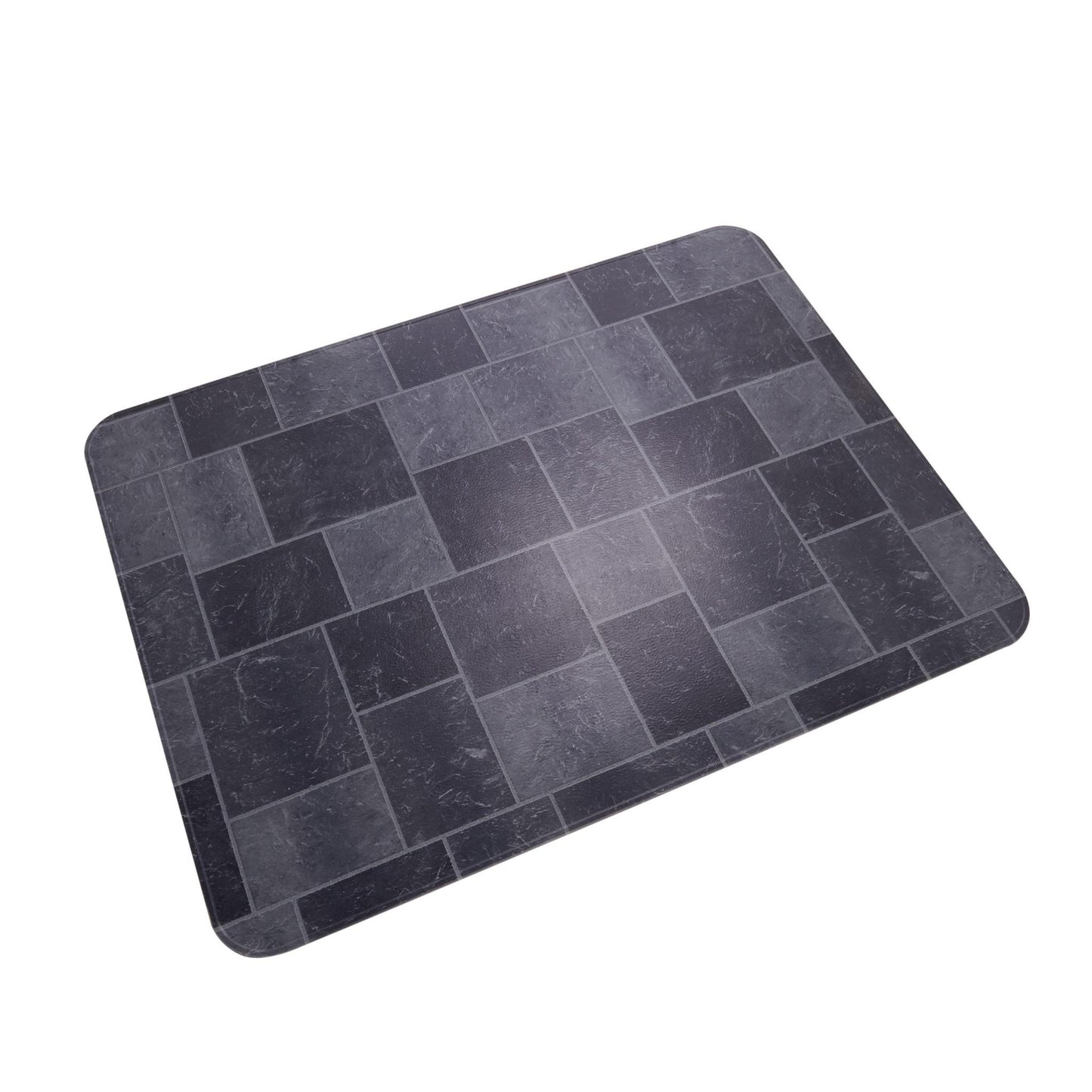 HY-C UL1618 Type-2 Hearth Extender 32" x 42" Gray Slate Stove Board Overpack Protection