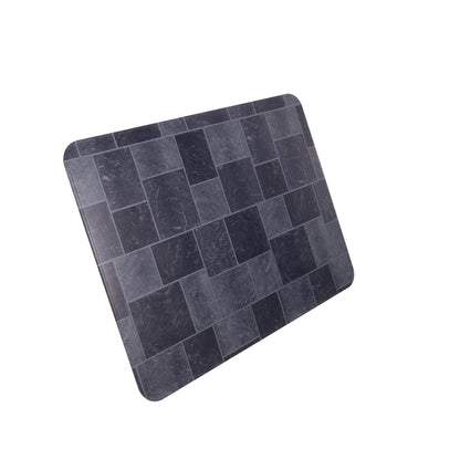 HY-C UL1618 Type-2 Hearth Extender 36" x 48" Gray Slate Stove Board Overpack Protection