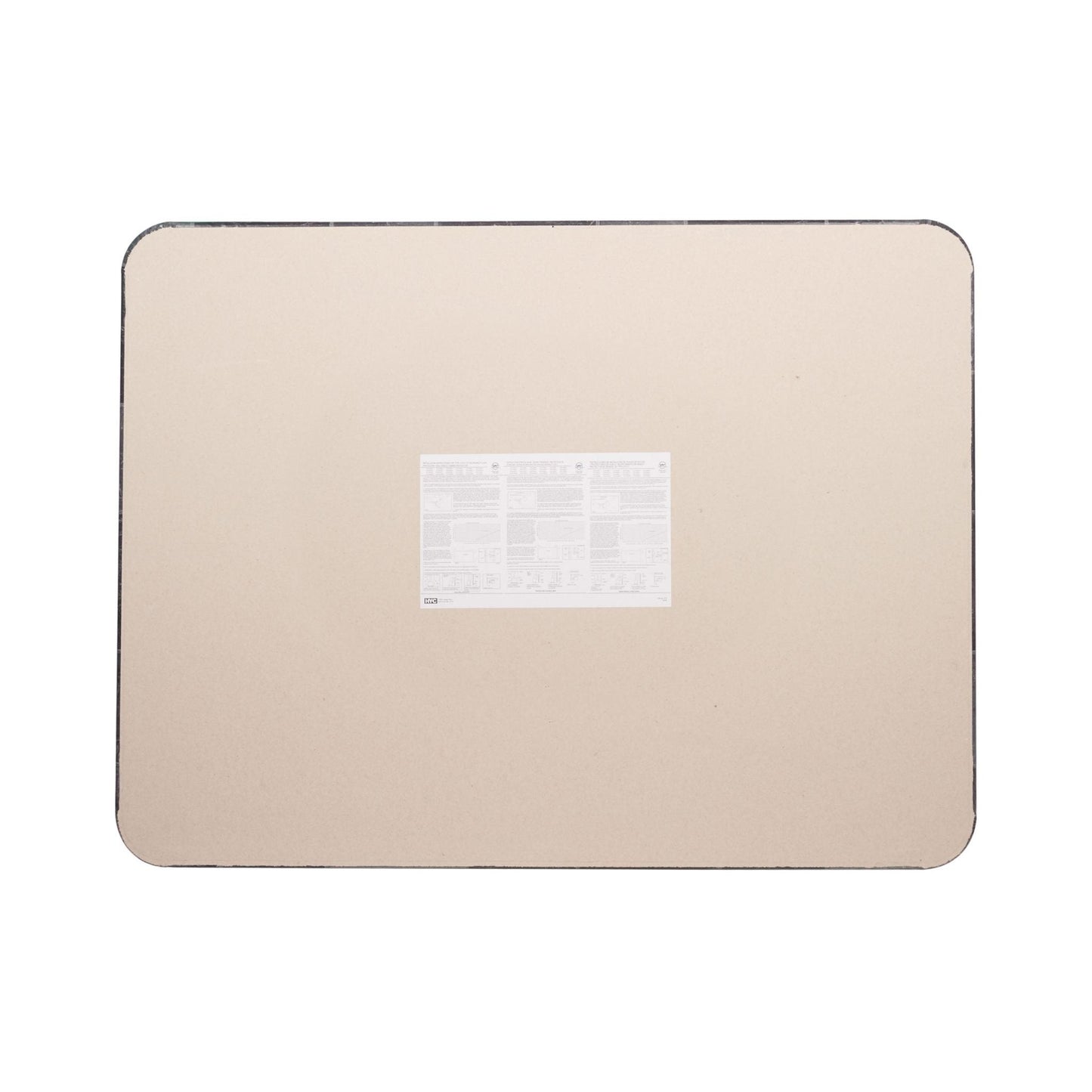 HY-C UL1618 Type-2 Hearth Extender 36" x 48" Gray Slate Stove Board Overpack Protection