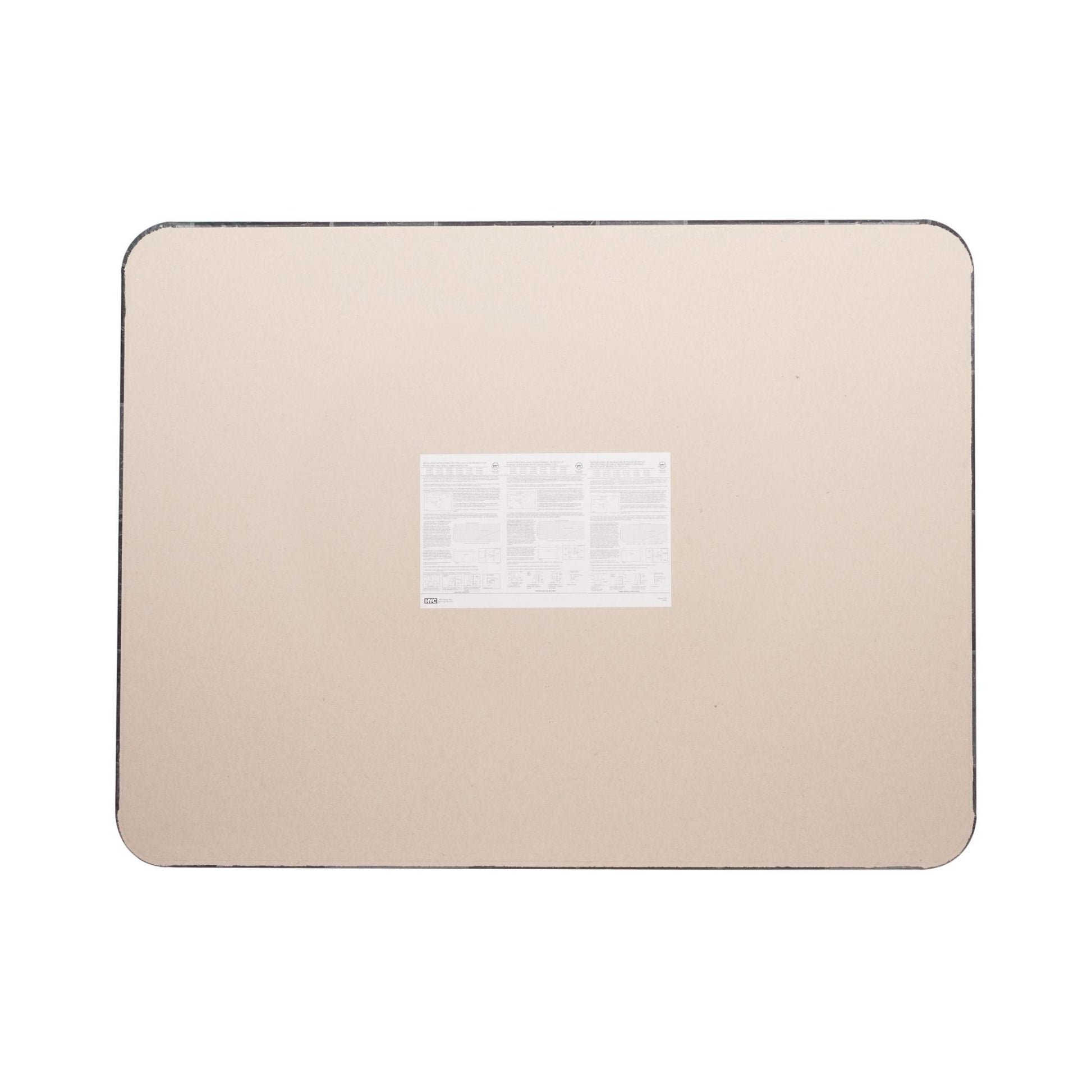 HY-C UL1618 Type-2 Hearth Extender 36" x 48" Gray Slate Stove Board Overpack Protection