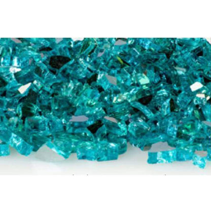 Hargrove 10lb H-CBR-10 Caribbean Blue Reflective Fireglass
