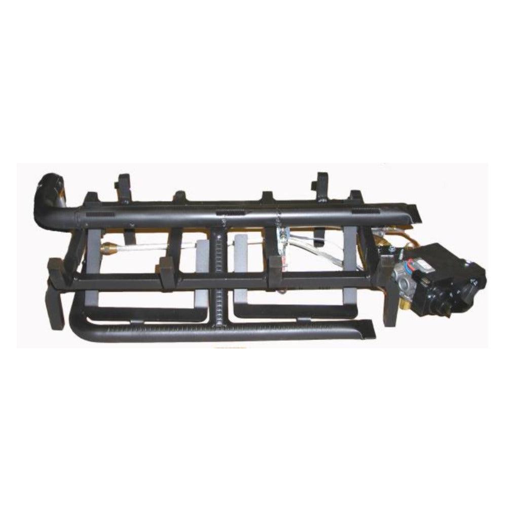 Hargrove 18" Vent Free Natural Gas Burner With Electronic Ignition Valve for Char Logs - ANSI Z21.60