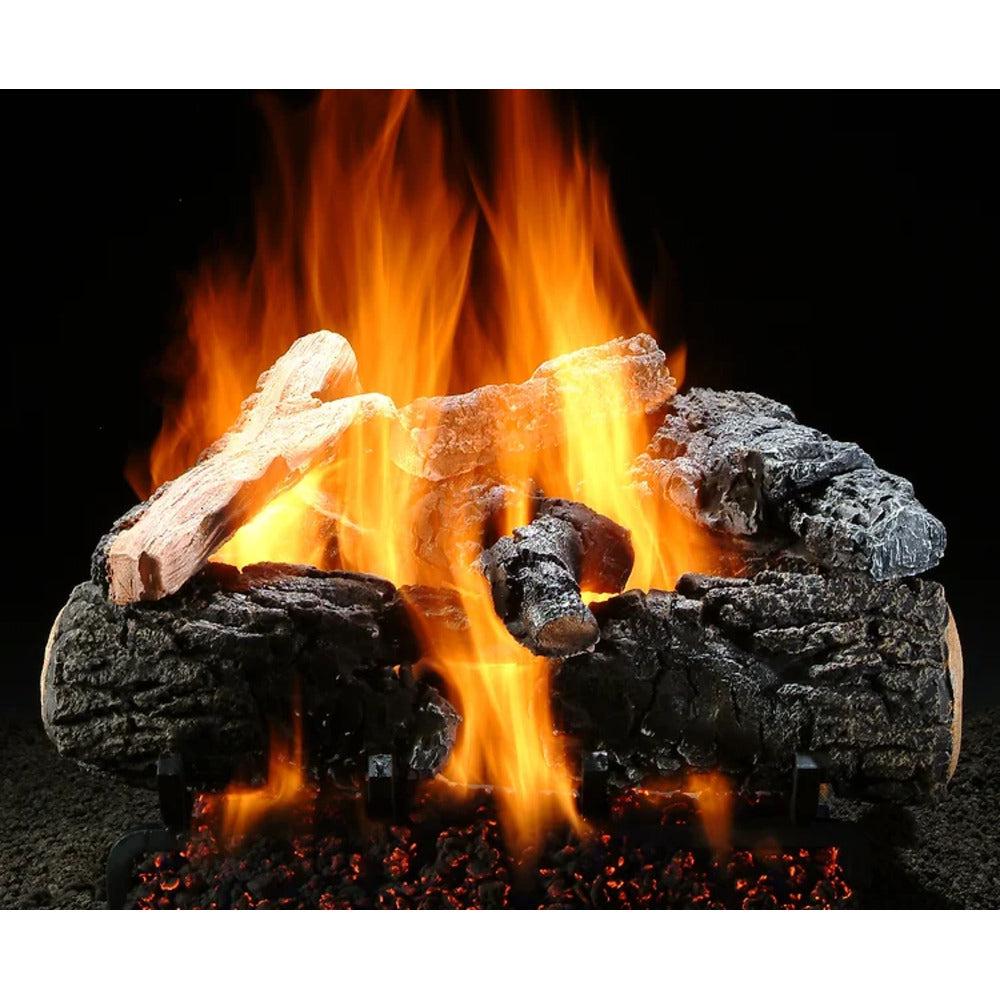 Hargrove Charred Series 24" Magnificent Inferno See-Thru Shallow Vented Gas Logs