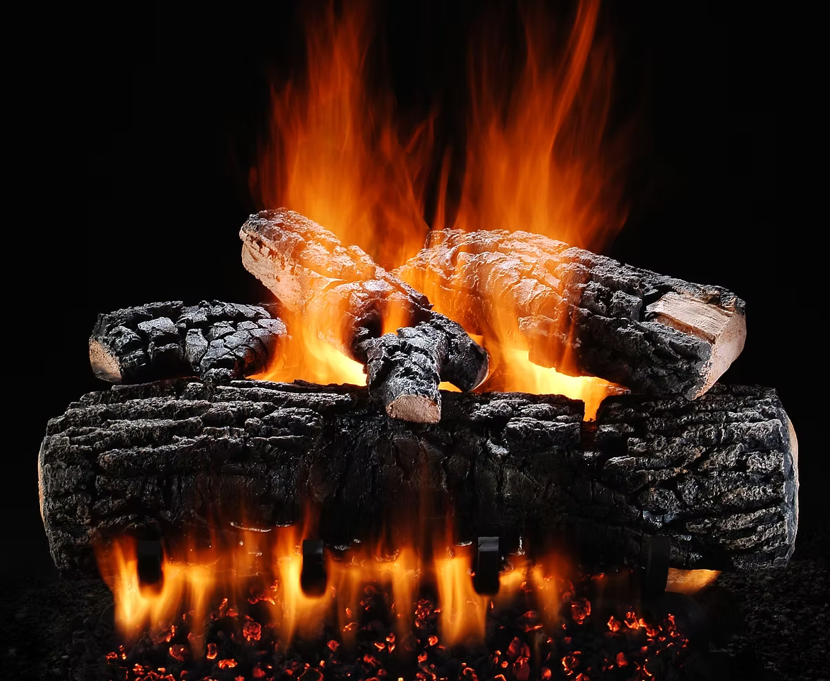 Hargrove Charred Styles 24" Blazing Pecan See-Thru Vented Gas Logs