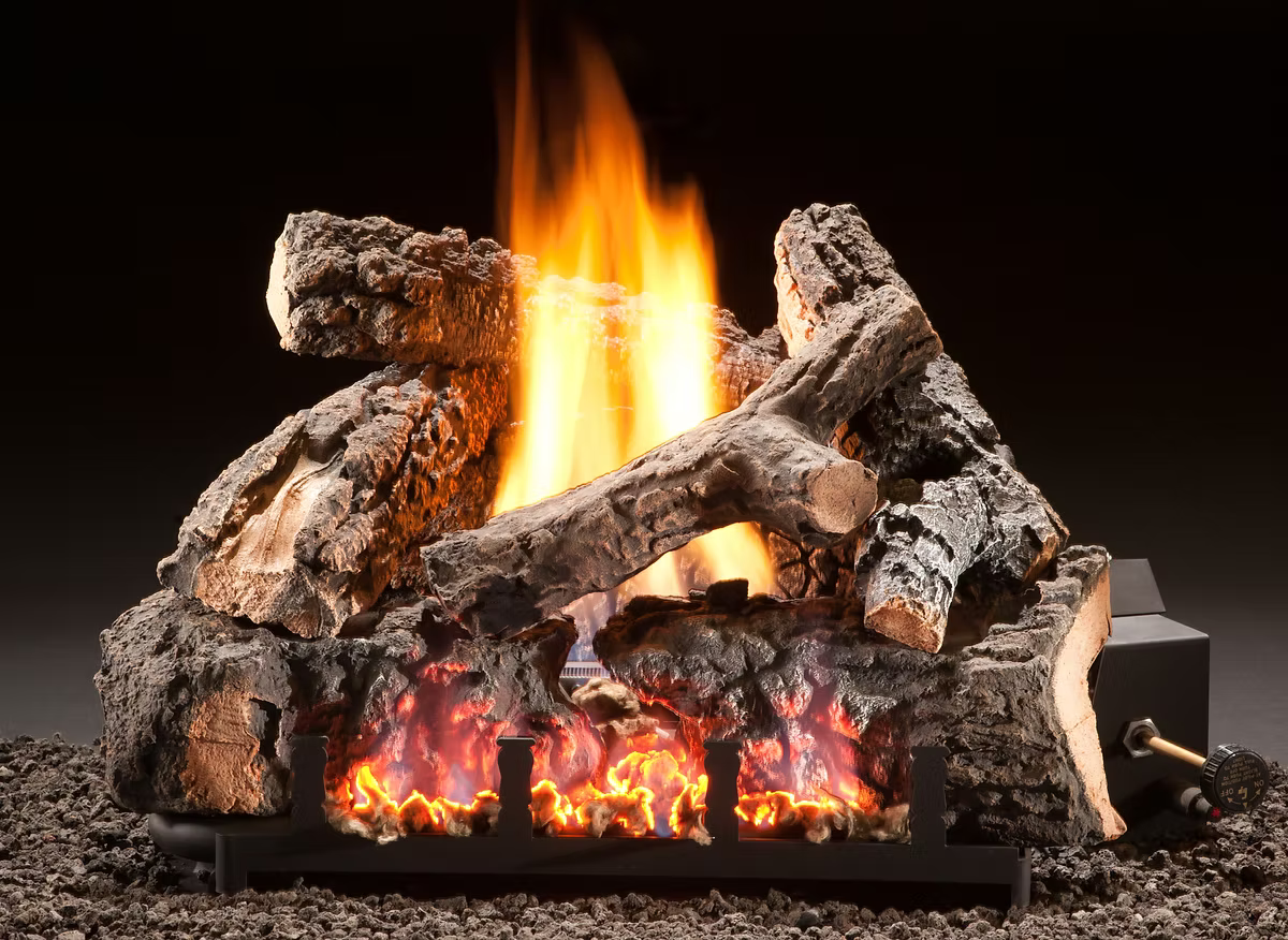 Hargrove Log Glow 22" Charleston Glow Vent Free Gas Logs