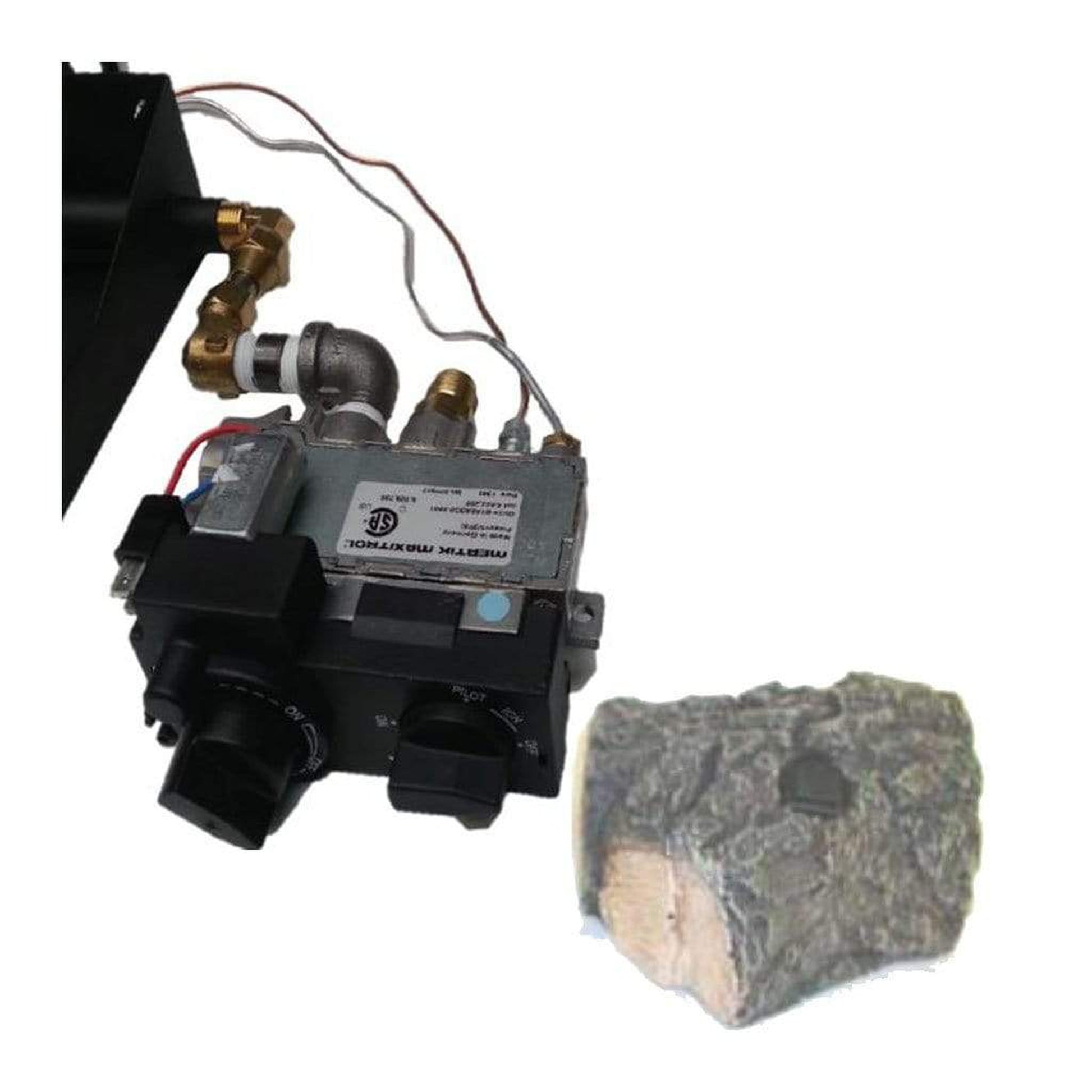 Hargrove MHE-PO-BC Variable Flame Height Valve Kit With Bark Chip Switch