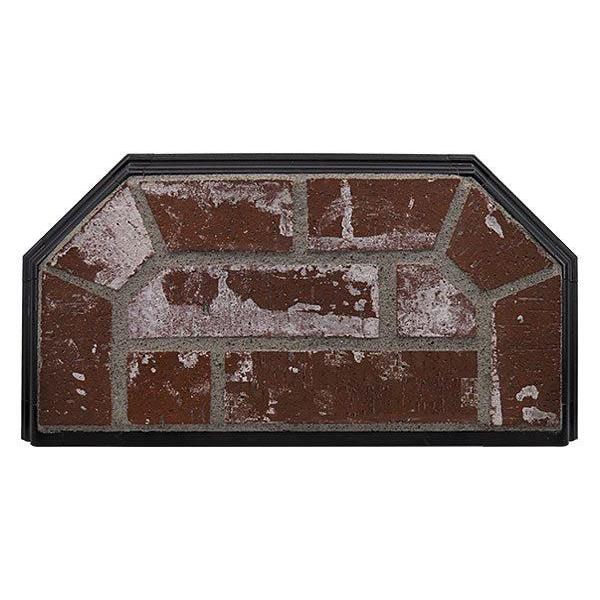 Hearth Classics 12" x 48" Extension Used Brick Classic Edge Type 2 Traditional Hearth Board