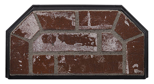 Hearth Classics Traditional 48" x 48" Corner Used Brick Classic Edge Type 2 Hearth Board