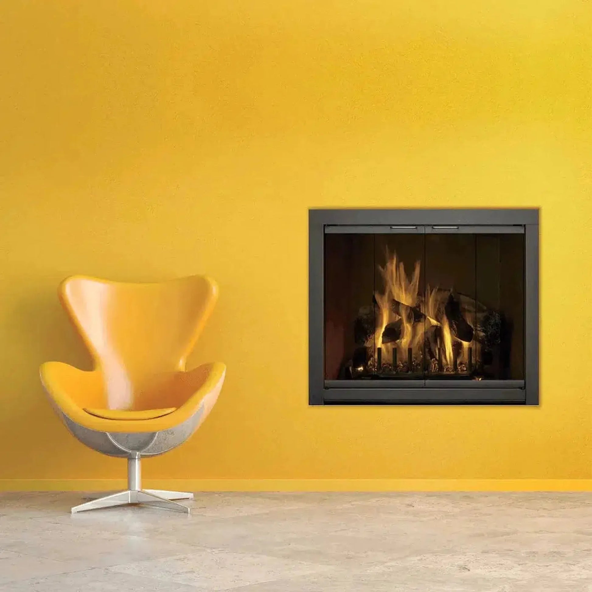 Hearth Craft Grande GR52305 Clear Glass Ancient Age Bi-Fold Fireplace Door