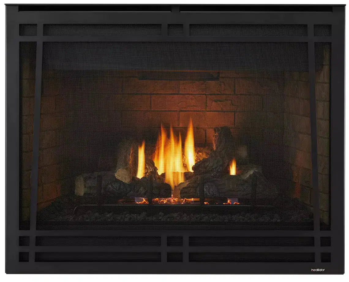 Heatilator Caliber 42" Traditional Top/Rear Direct Vent Natural Gas Fireplace With IntelliFire Touch Ignition System