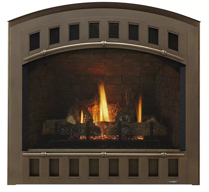 Heatilator Caliber nXt 36" Traditional Top/Rear Direct Vent Natural Gas Fireplace With Traditional Refractory and Intellifire Touch Ignition System