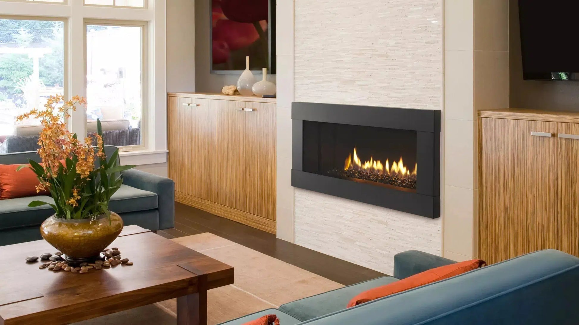 Heatilator Crave 36" Linear Contemporary Top Direct Vent Natural Gas Fireplace With IntelliFire Touch Ignition System