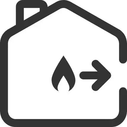 Heatilator HEAT-OUT-GAS Heat Out Kit