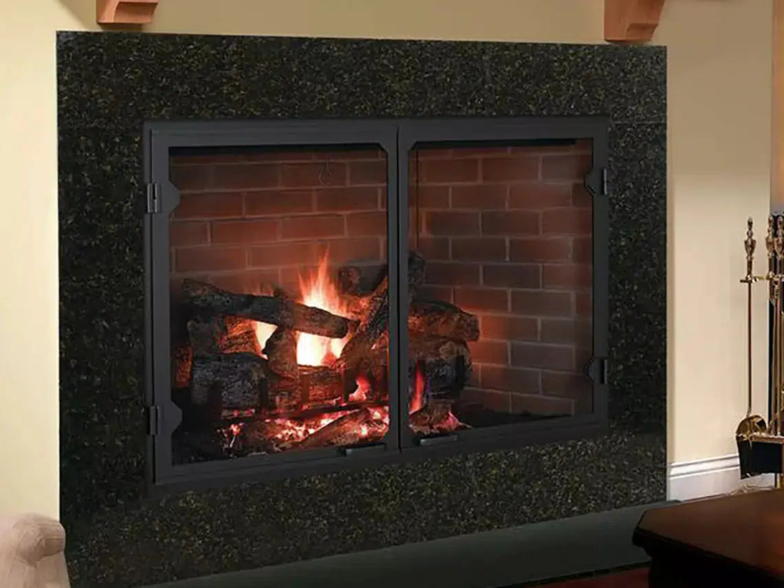 Heatilator Icon 60 36" Traditional Radiant Heat Wood Burning Fireplace With Multiple-Colored Refractory