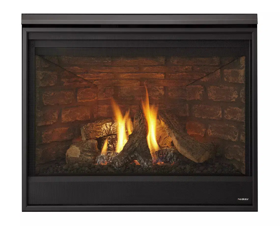 Heatilator Novus nXt 36" Traditional Top/Rear Direct Vent Propane Gas Fireplace With IntelliFire Touch Ignition System