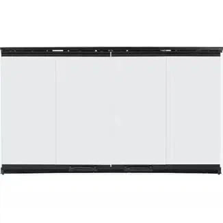 Heatilator Original Glass Bi-Fold Doors With Black Trim for Accelerator 42" Wood Burning Fireplace