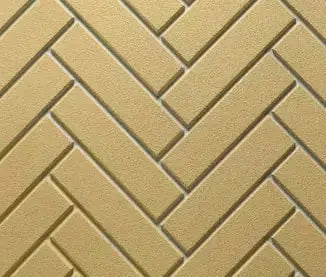 Heatilator Yellow Herringbone Molded Brick Panels for Birmingham 36" Wood Burning Fireplace