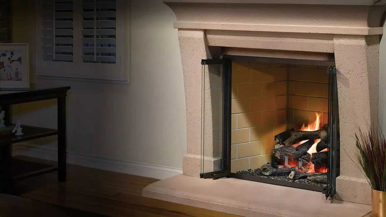 Heatilator Yellow Traditional Molded Brick Panels for Birmingham 36" Wood Burning Fireplace