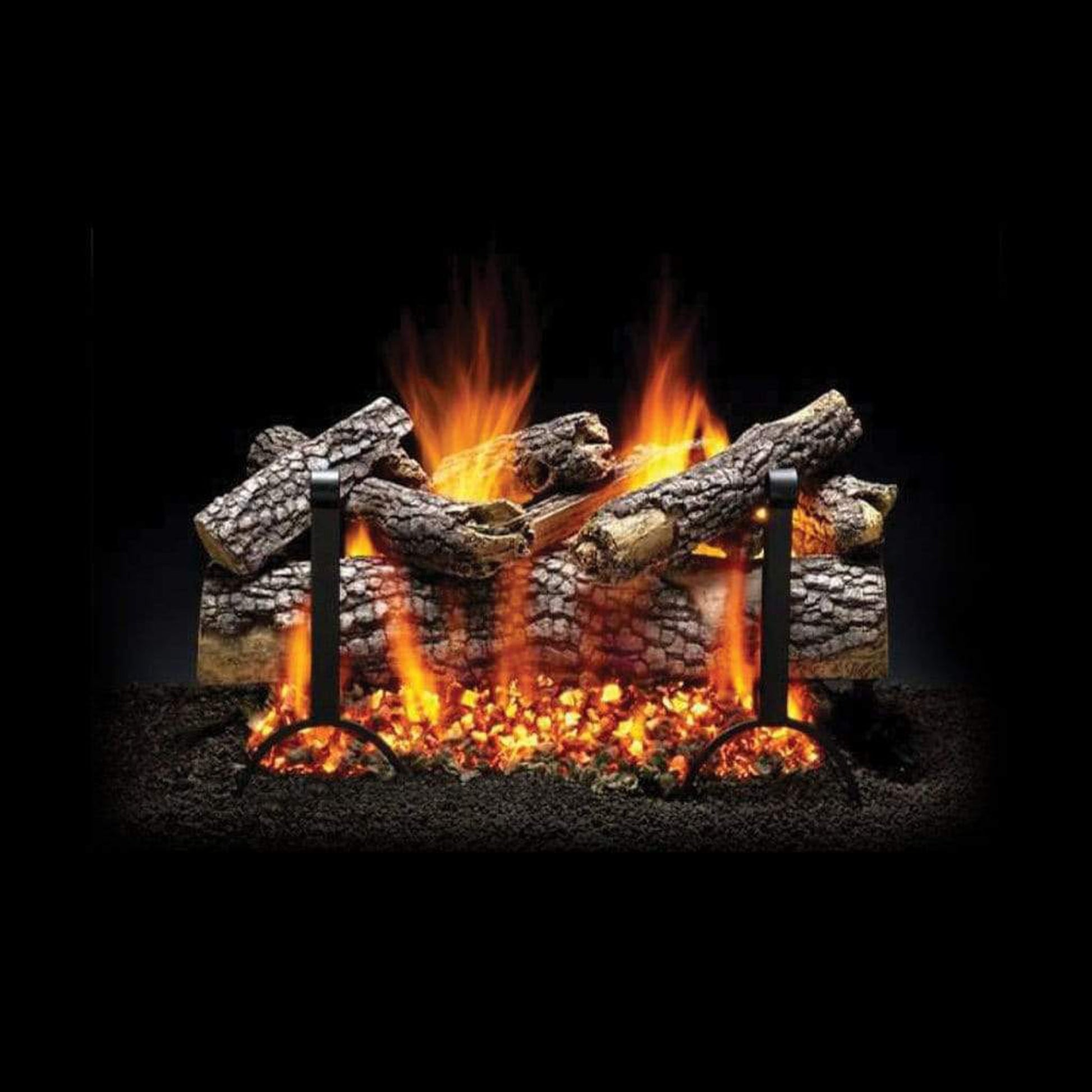 Heatmaster Charleston Live 24" Oak Gas Logs