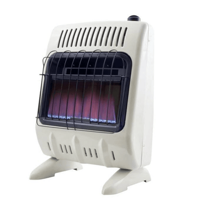 Heatstar 19" 10,000 BTU Blue Flame Vent Free Propane Gas Heater With Thermostat