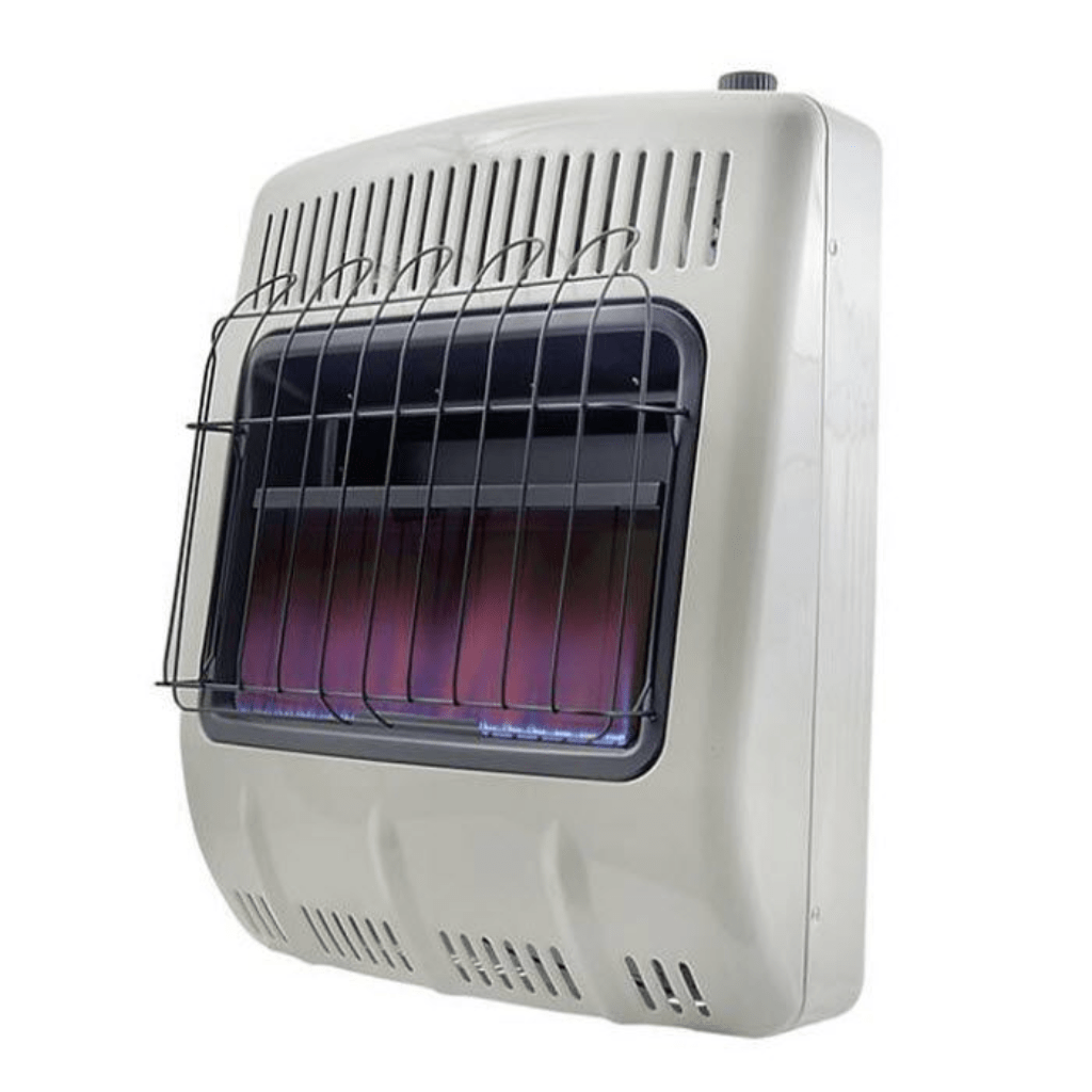 Heatstar 20,000 BTU Vent Free Blue Flame Propane Heater with Thermostat and Blower