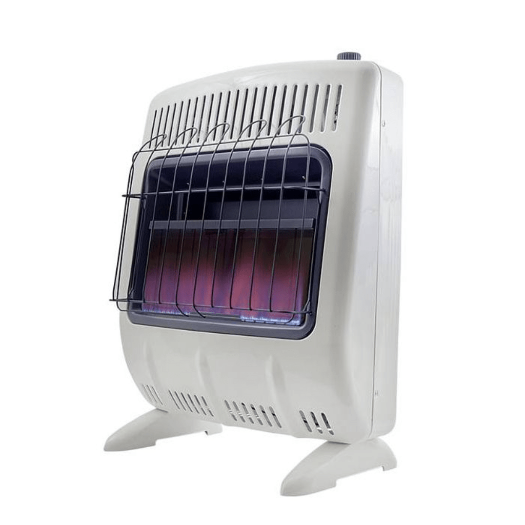 Heatstar 20,000 BTU Vent Free Blue Flame Propane Heater with Thermostat and Blower