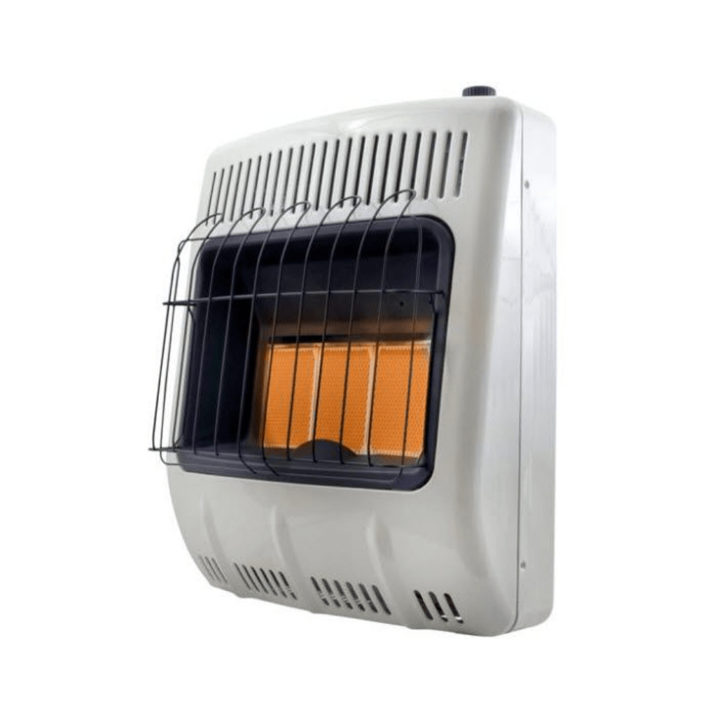 Heatstar 20,000 BTU Vent Free Infrared Radiant Natural Gas Heater with Thermostat and Blower