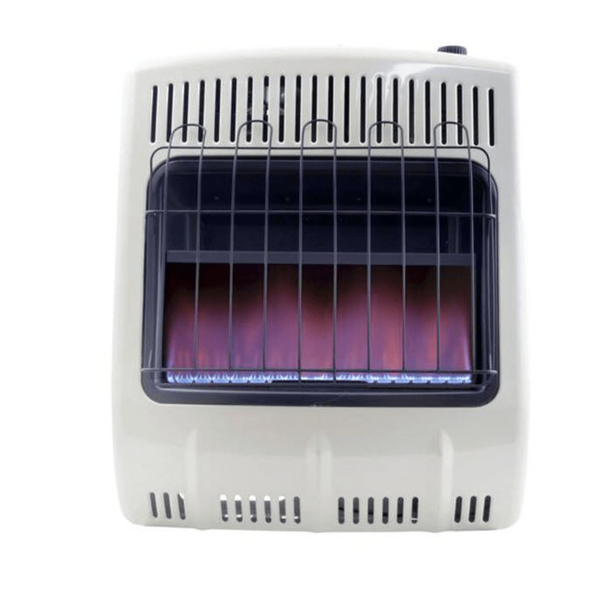 Heatstar 24" 20,000 BTU Blue Flame Vent Free Natural Gas Heater With Thermostat and Blower